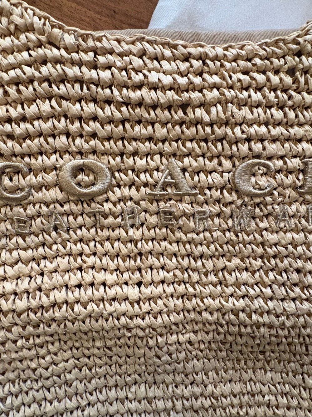 Natural Raffia Summer Beach Shoulder Bag - Picture 4 of 10
